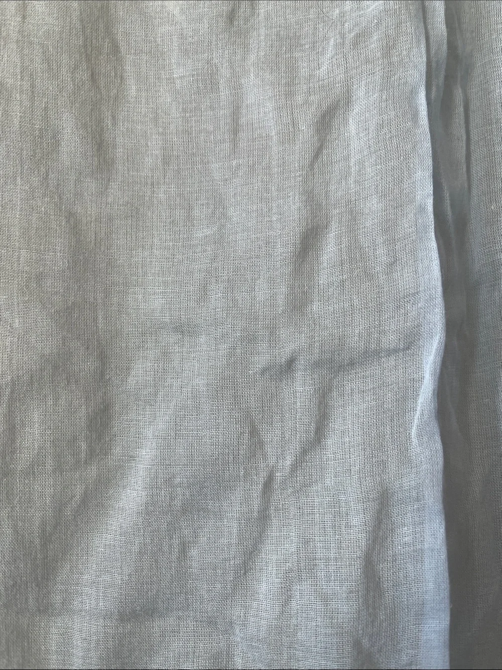Pottery Barn Kids Baby blue Linen Curtain Panel ONE